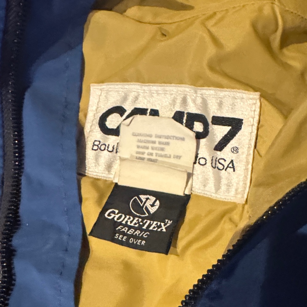 Blue Gortex Hooded Jacket - Camp7 - image 3
